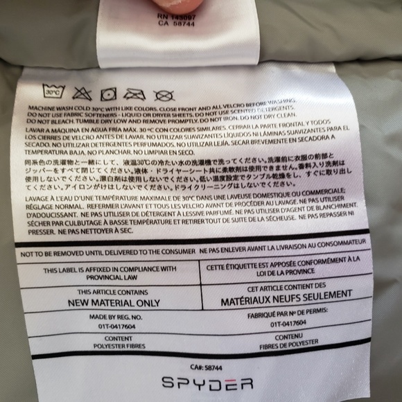 Spyder jacket - Picture 8 of 8